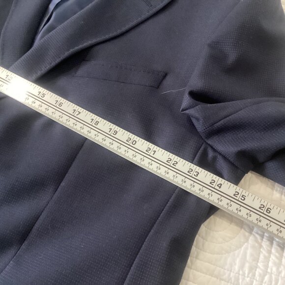 NWT Charles Tyrwhitt Navy Proper Blazer Classic Fit Jacket 48R 100% Wool - Picture 9 of 16